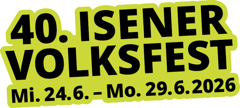 Logo 40. Isener Volksfest